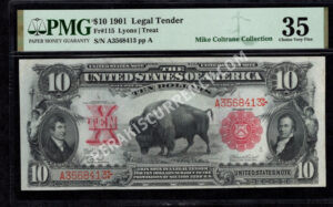 Legal Tender 115 1901 $10 typenote Front