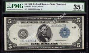 FRN 859a 1914 $5 typenote Front