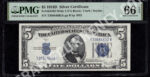 FR 1654Wi $5 Silver Certificates 