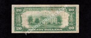 1802-2 Sacramento, California $20 1929II Nationals Back