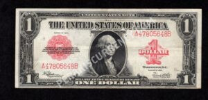 Legal Tender 40 1923 $1 typenote Front