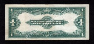 Legal Tender 40 1923 $1 typenote Back