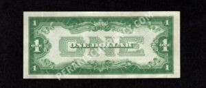 FR 1601 1928A $1 Silver Certificates Back