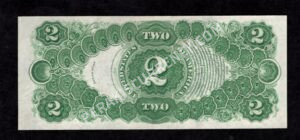 Legal Tender 60 1917 $2 typenote Back