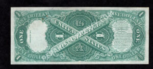 Legal Tender 38 1917 $1 typenote Back