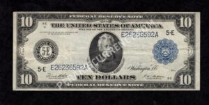 FRN 923 1914 $10 typenote Front