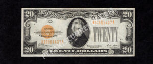 FR 2402 1928 $20 Gold Certificate Front