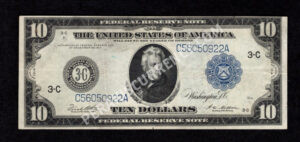 FRN 915C 1914 $10 typenote Front