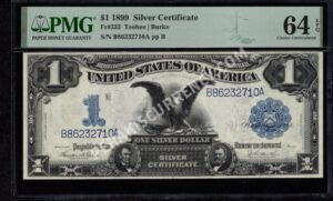 Silver Cert. 233 1899 $1 typenote Front