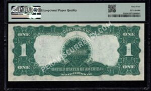 Silver Cert. 233 1899 $1 typenote Back