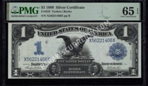 Silver Cert. 233 1899 $1 typenote Front