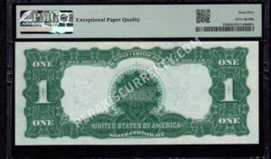 Silver Cert. 233 1899 $1 typenote Back