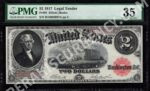 Legal Tender 58 1917 $2 typenote