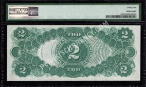 Legal Tender 58 1917 $2 typenote Back