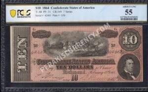 T68 10 1864 Confederate Front