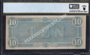 T68 10 1864 Confederate Back
