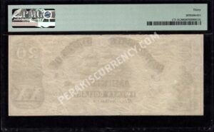 T10 20 1861 Confederate Back