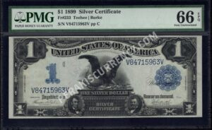 Silver Cert. 233 1899 $1 typenote Front