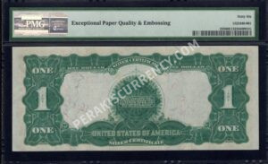 Silver Cert. 233 1899 $1 typenote Back