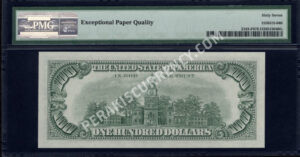FR 2163-F 1963A $100 FRN Back