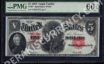Legal Tender 91 1907 $5 typenote