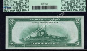 FRBN 757 1918 $2 typenote Back