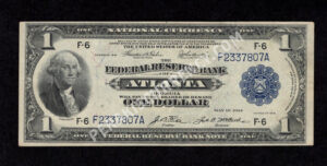 FRBN 723 1918 $1 typenote Front