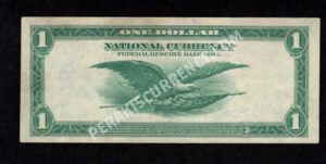 FRBN 715 1918 $1 typenote Back