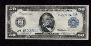 FRN 1030 1914 $50 typenote Front