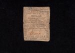 2/17/1776 $1/6 Dollar 19 continentals