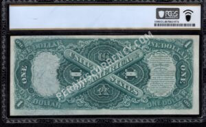 Legal Tender 20 1875 $1 typenote Back