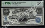 Silver Cert. 304 1908 $10 typenote
