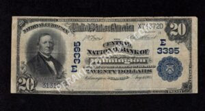 659 Wilmington, Delaware $20 1902 Nationals Front