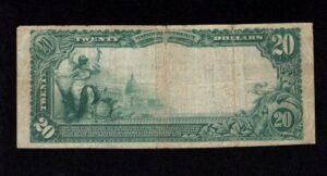659 Wilmington, Delaware $20 1902 Nationals Back
