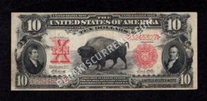 Legal Tender 121 1901 $10 typenote Front