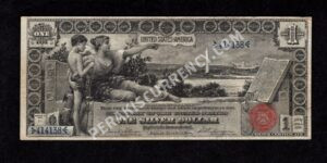 Silver Cert. 224 1896 $1 typenote Front