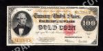 Gold Certificates 1215 1922 $100 typenote