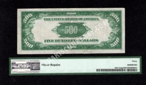 FR 2201-Gdgs 1934 $500 FRN Back