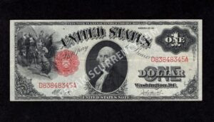 Legal Tender 37 1917 $1 typenote Front