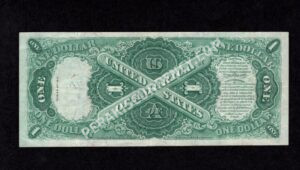 Legal Tender 37 1917 $1 typenote Back