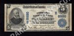 600 Oneonta, New York $5 1902 Nationals