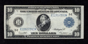 FRN 923 1914 $10 typenote Front