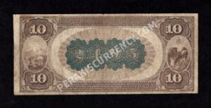 490 Cincinnati, Ohio $10 1882BB Nationals Back