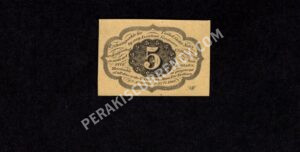 FR 1230 $0.05 1st Issue fractionals Back