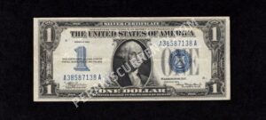 FR 1606 1934 $1 Silver Certificates Front