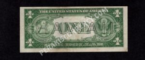 FR 2300 1935A  $1 Hawaii Back