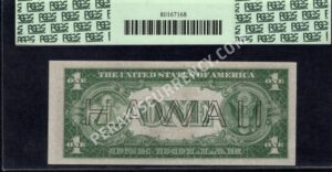 FR 2300 1935A $1 Hawaii Back