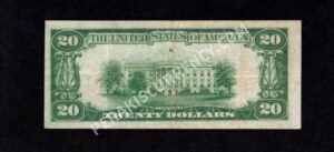 1802-1 Philadelphia, Pennsylvania $20 1929 Nationals Back