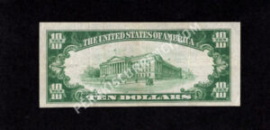 1801-1 Kutztown, Pennsylvania $10 1929 Nationals Back