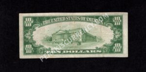 1801-1 Yardley, Pennsylvania $10 1929 Nationals Back
